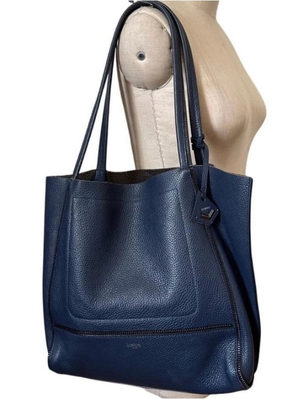 Botkier New York Soho Python Embossed Leather Tote Bag - Picture 7 of 12